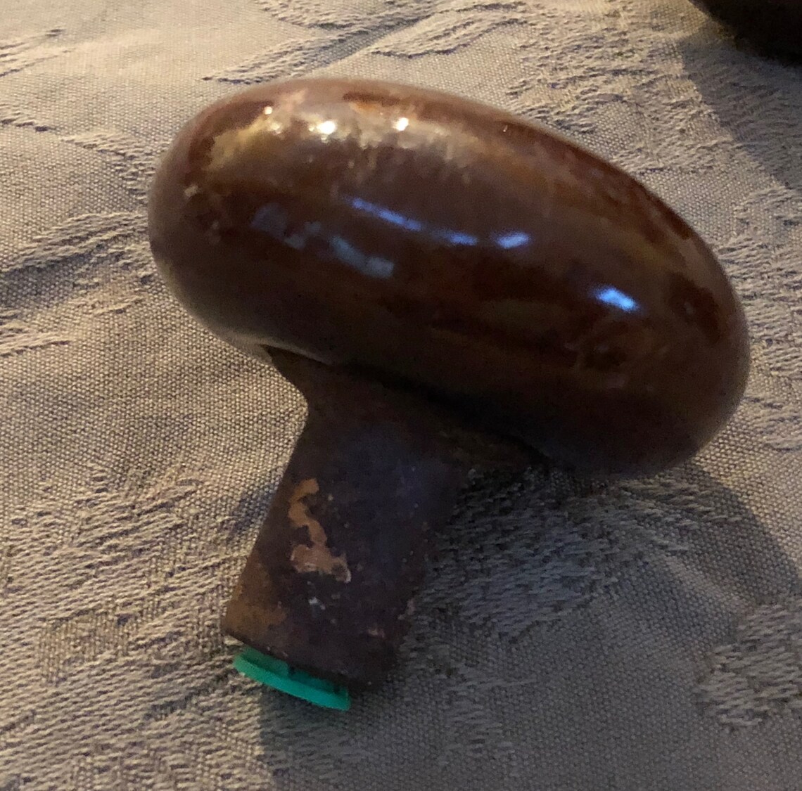 Antique Brown Door Knobs Set of 3 Architectural Salvage Old Etsy