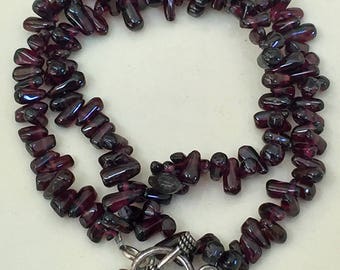 Vintage Artisan Made Beaded Bracelet, Silver Heart Charm, Vintage Jewelry, Vintage Gift, Gift For Her, Gift For Mom, For Sister, For Friend
