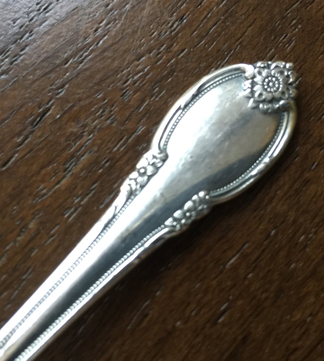 Vintage Silver Plated Pickle Fork Rogers Bros Remembrance Etsy