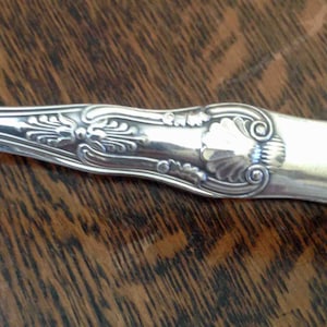 Antique Silver, Sugar Tongs, Gorham, Kings Pattern, Monogrammed Victoria, Victorian Style, Unique Gift, Tea Party, English Tea, Shabby Chic