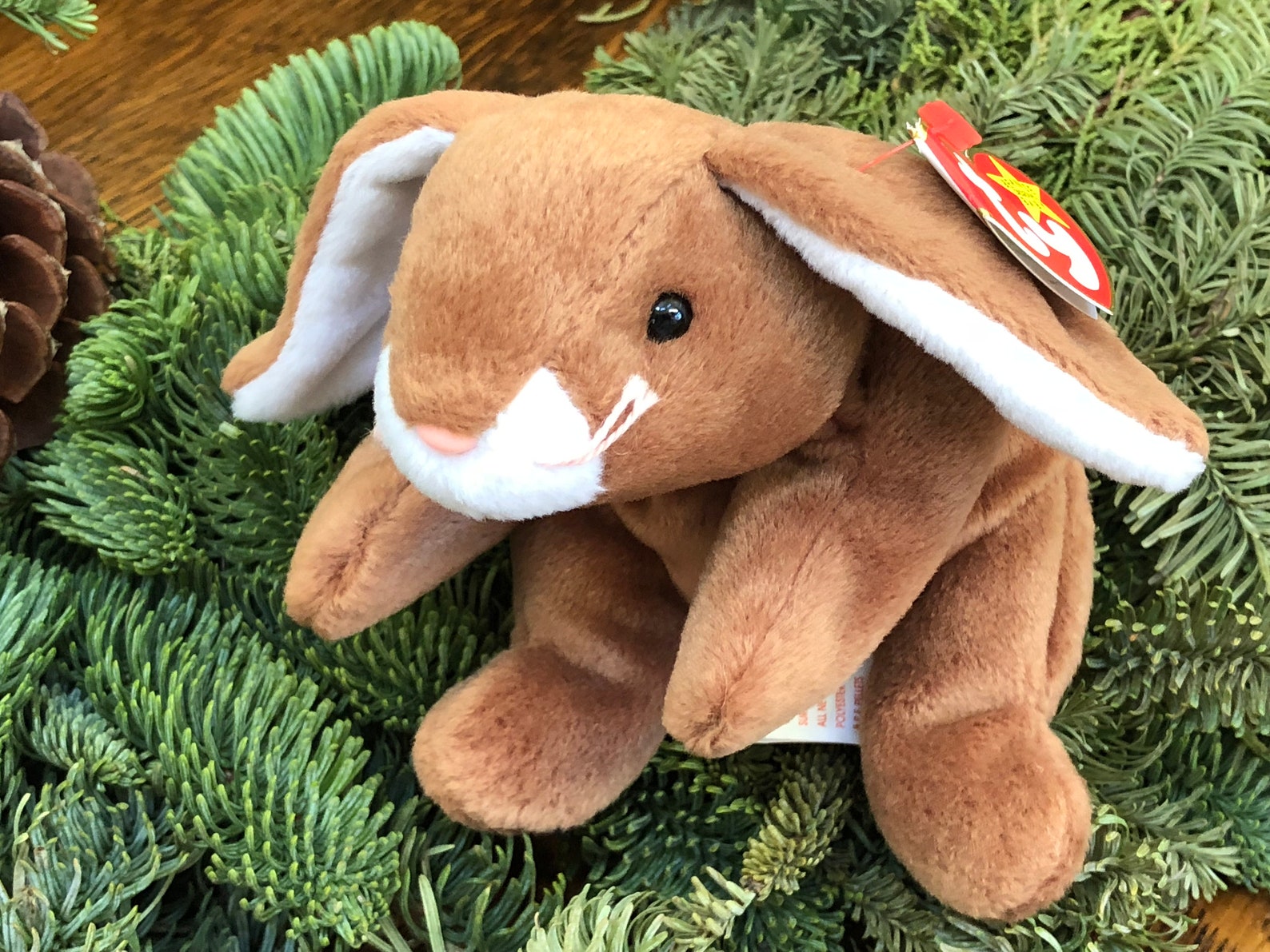 Ty Beanie Babies Bunny Ears Brown Rabbit Collectible Toys | Etsy