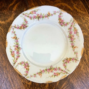 Antique *Haviland Limoges Plate, Schleiger 145, Antique Collectible, French Country, TeaParty, ShabbyChic, Limoges Plate, Cottage Style,Gift