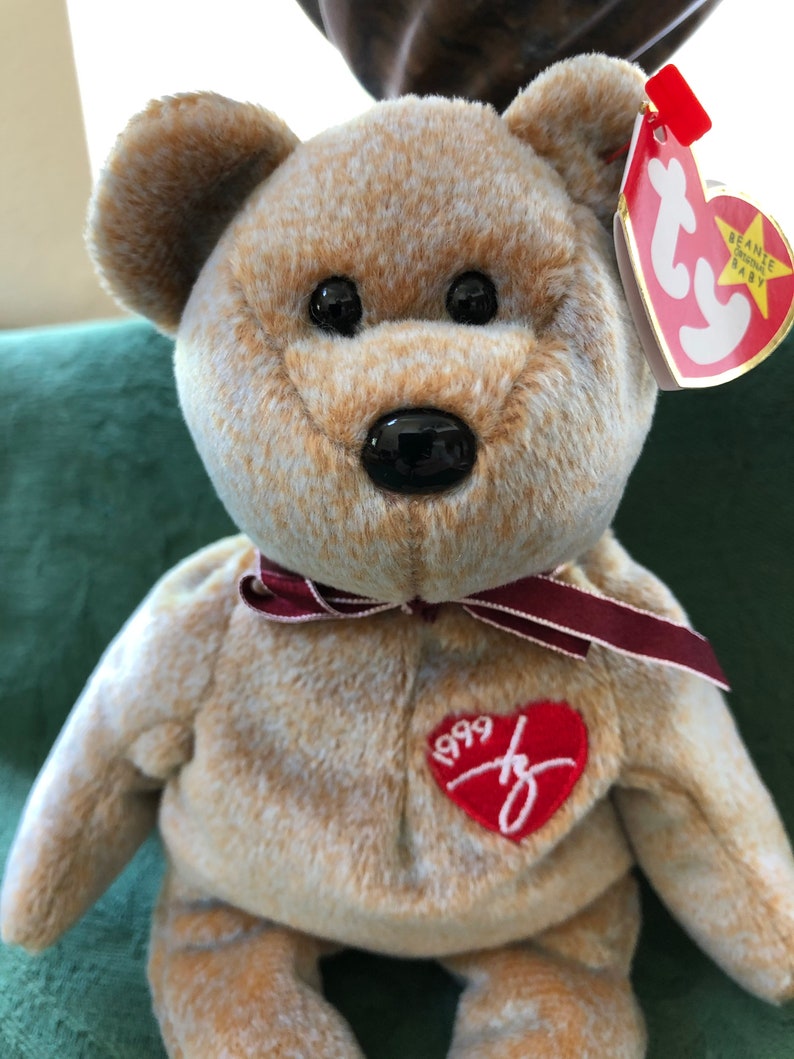 Ty Beanie Babies Signature Bear Brown Bear Collectible | Etsy