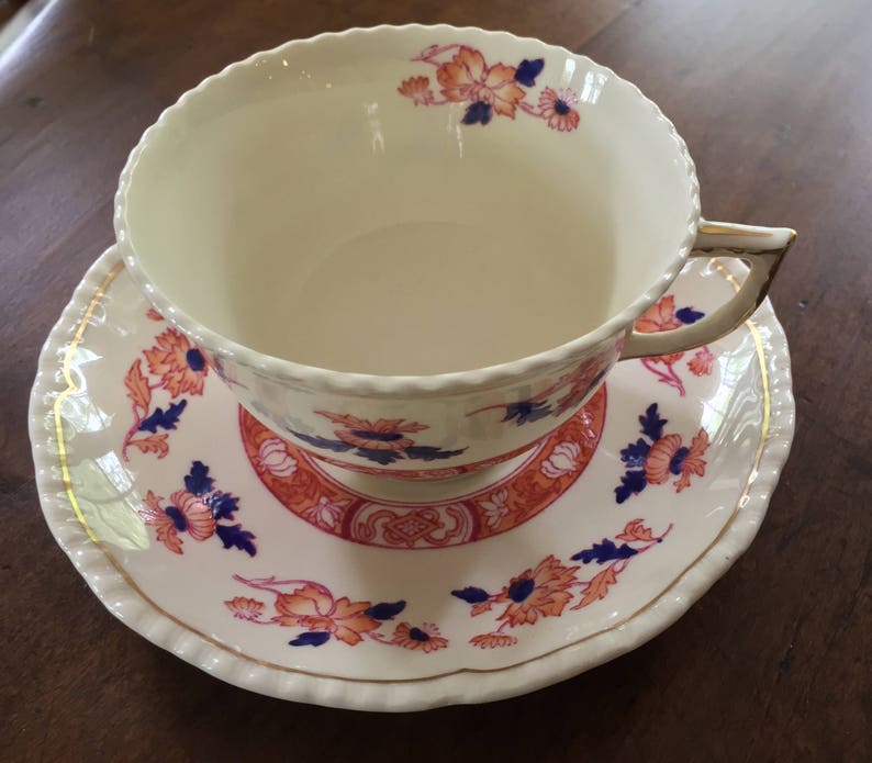 Vintage Royal Doulton Cup and Saucer Berkshire Pattern Etsy