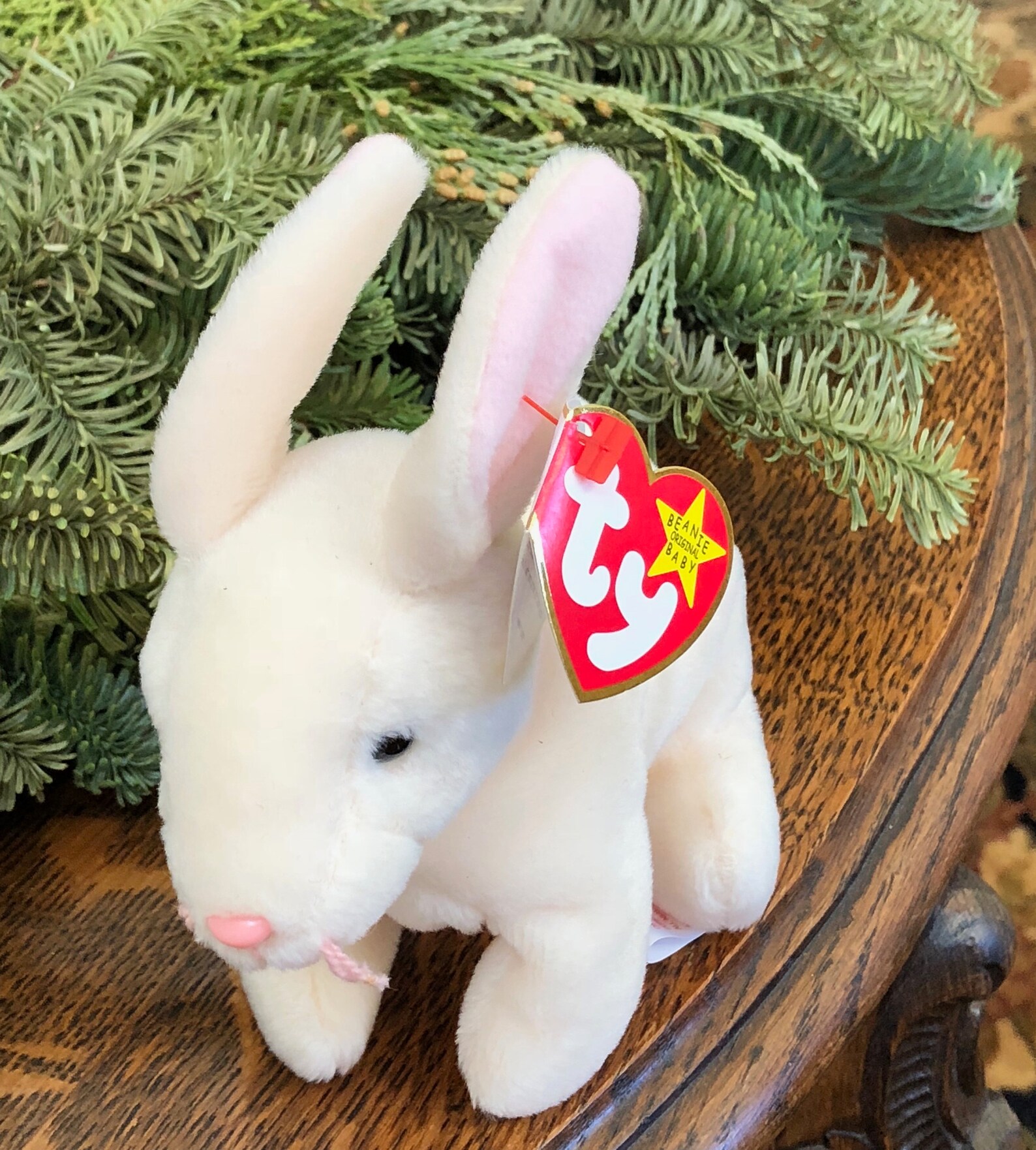 Ty Beanie Babies Bunny Nibbler White Rabbit Collectible - Etsy