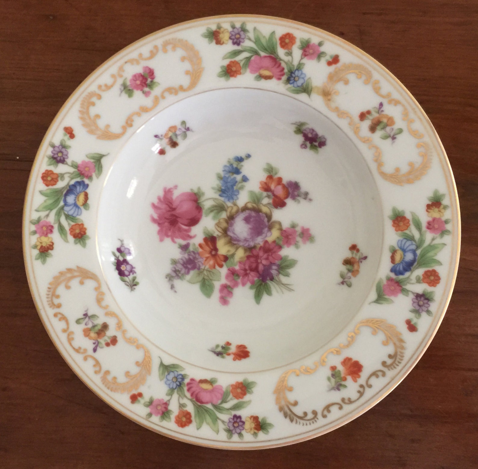 Vintage Noritake Shallow Soup Bowl Dresalda Pattern Wedding Etsy