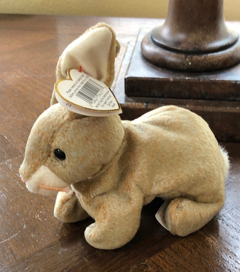 Ty Beanie Babies Bunny Nibbly Brown Rabbit Collectible | Etsy