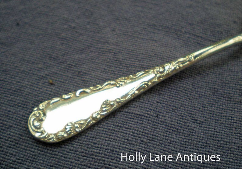 Set of 3 Antique Silver Plated Demi Spoons Victoria Pattern Etsy