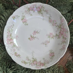 Antique Haviland Limoges Berry Bowl, Sauce Bowl, Pink Roses, Cottage Style, Shabby Chic, Tea Party, Antique Gift, FrenchCountry, Collectible