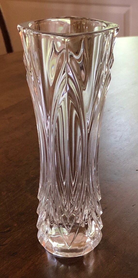 Vintage Glass Vase Collectible Glass Vintage Glass Vintage Etsy