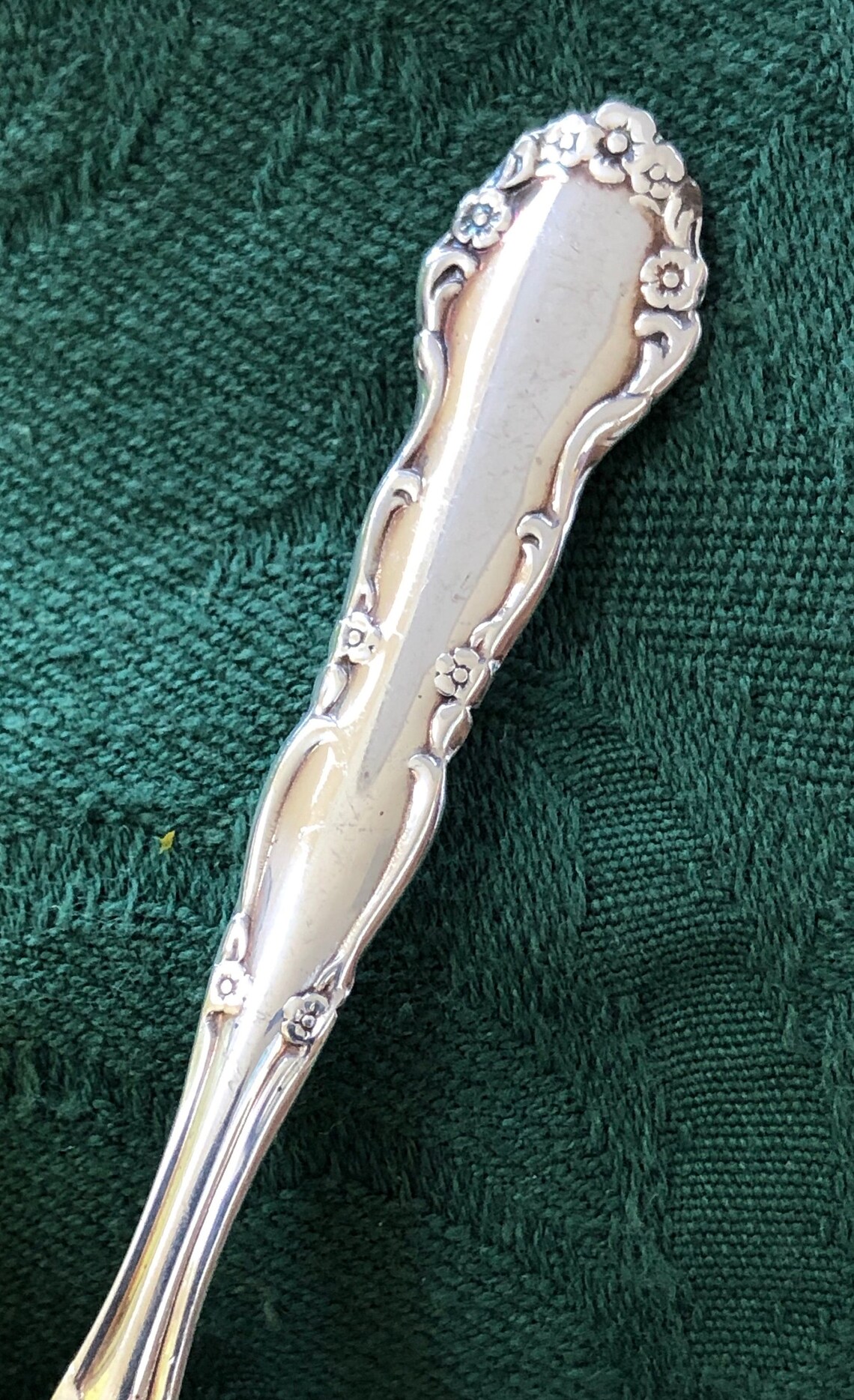 Vintage Silver Baby Spoon and Fork Set Flirtation 1881 Etsy