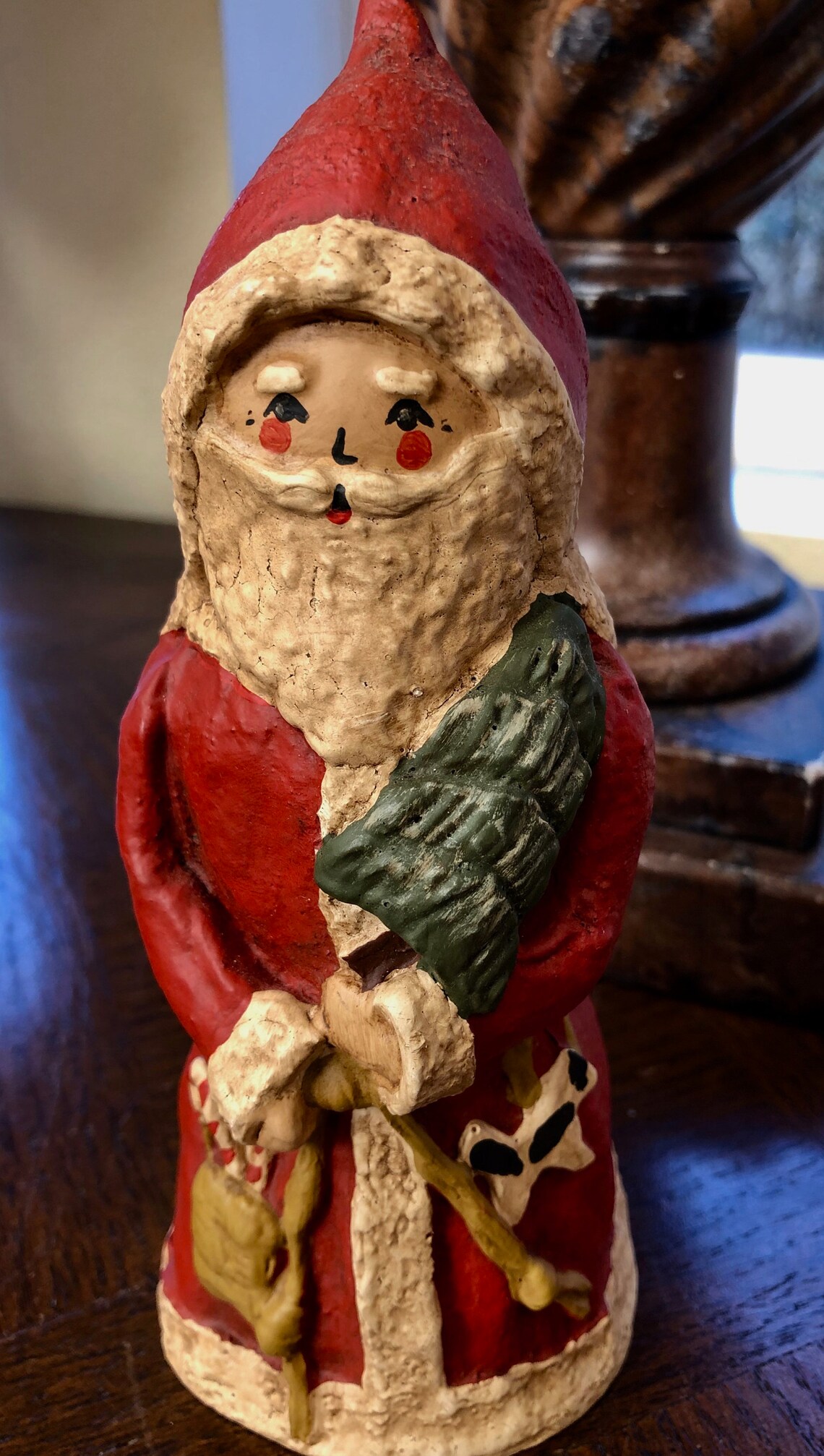 Vintage Christmas Santa Decoration Santa Collection Country Etsy