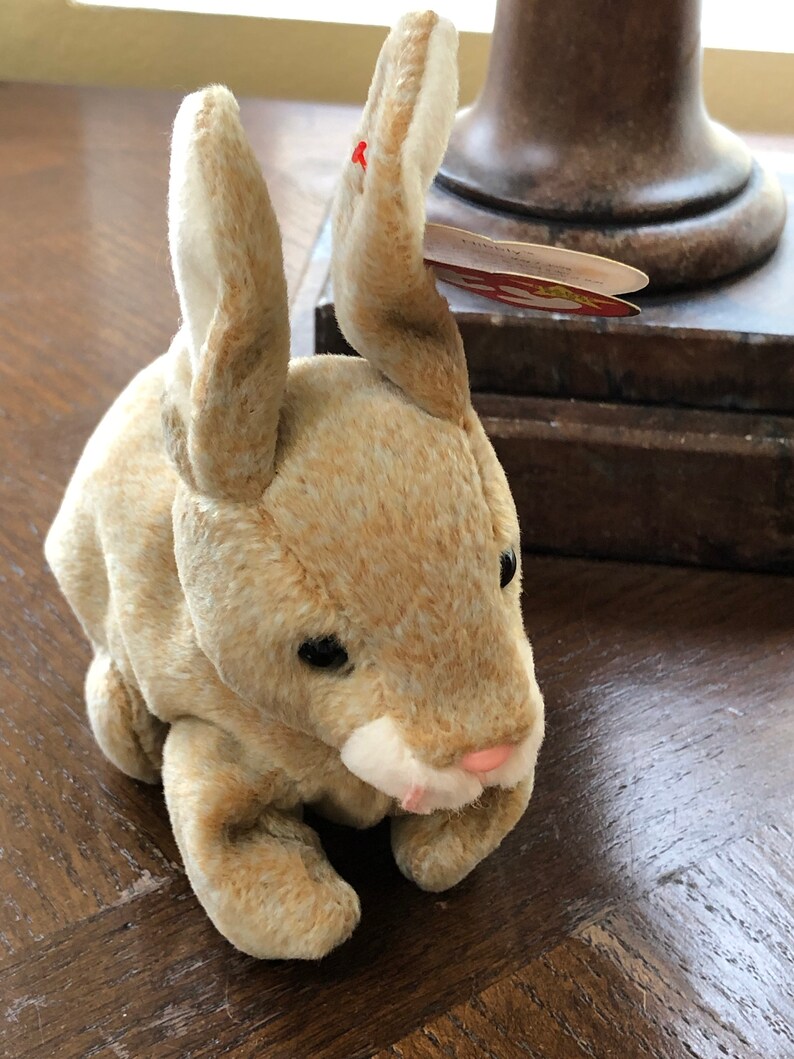 Ty Beanie Babies Bunny Nibbly Brown Rabbit Collectible | Etsy