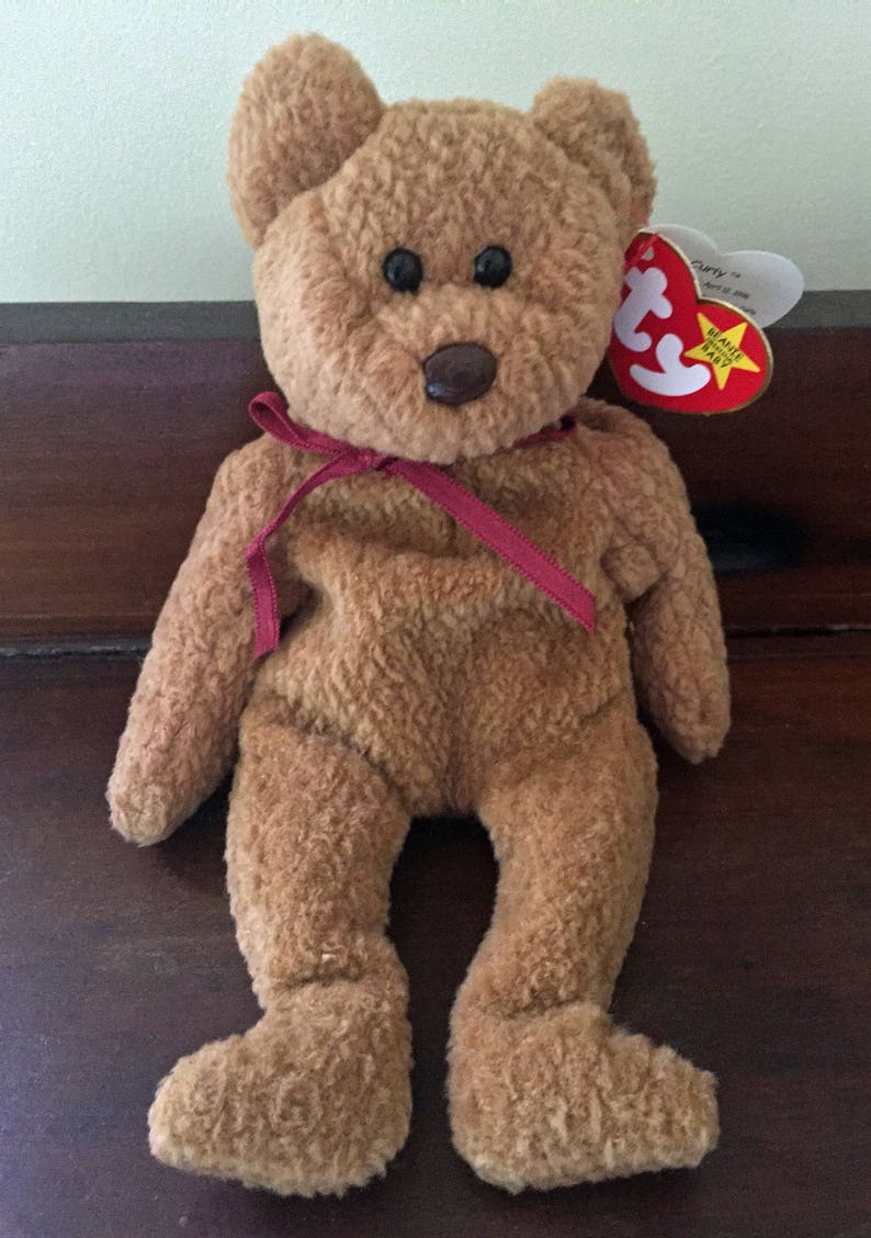 Beanie babies curly bear value Clearance