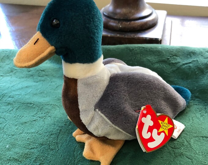 Ty Beanie Babies Jake Mallard Duck Collectible Toys Etsy