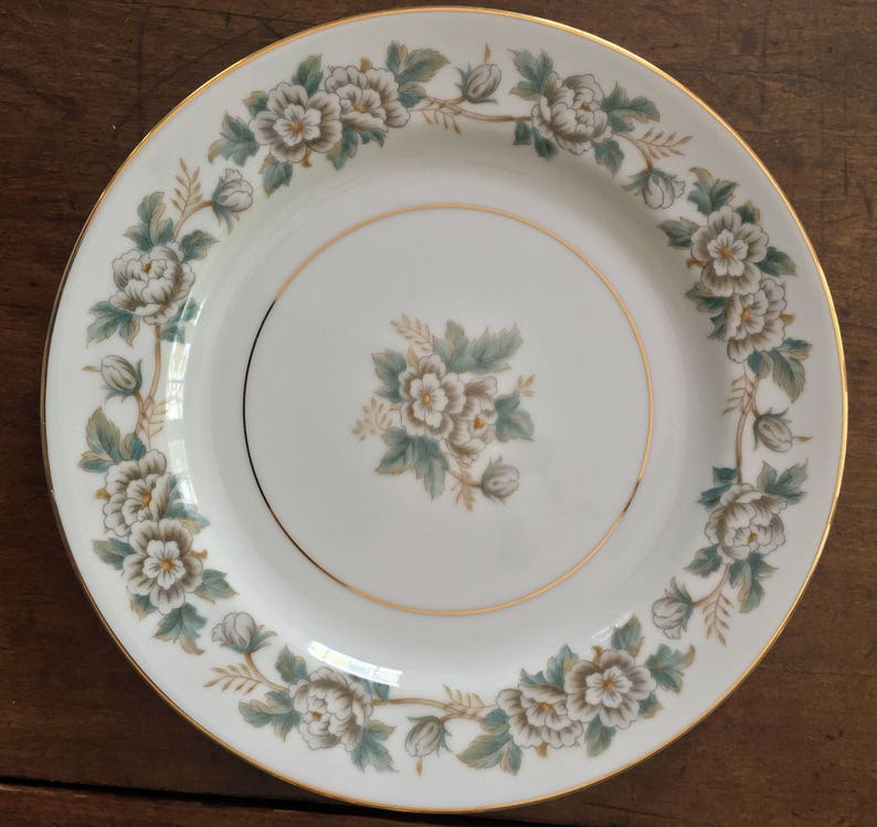 Vintage Noritake Floral Plate Laurette Pattern 5047 Japan Etsy