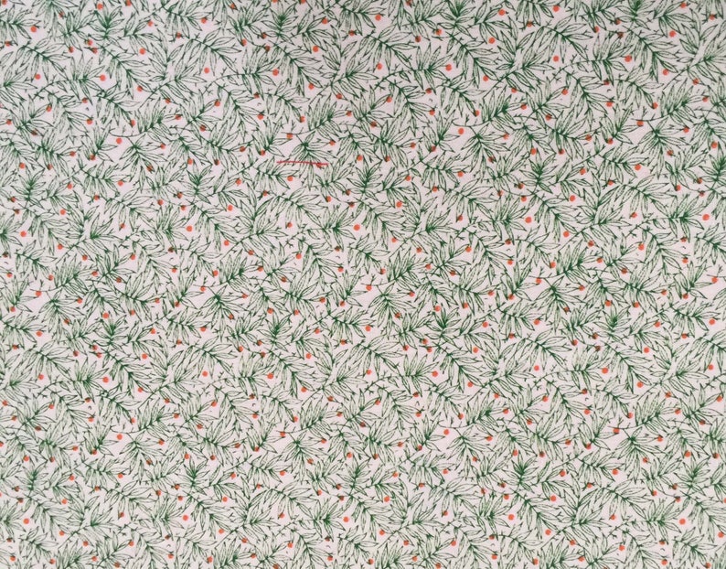 Vintage Fabric, 3 Different Piece Lot, Red and Green, Christmas Colors, Cotton Fabric, Holiday Colors Print Fabric, Quilting, Craft Fabric bild 5