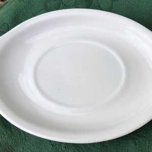 Early English White Ironstone Sauce Tureen Under Plate, Small Platter, Erie Shape, Wedgwood, Antique Collectible, Interior Decor, Farmhouse