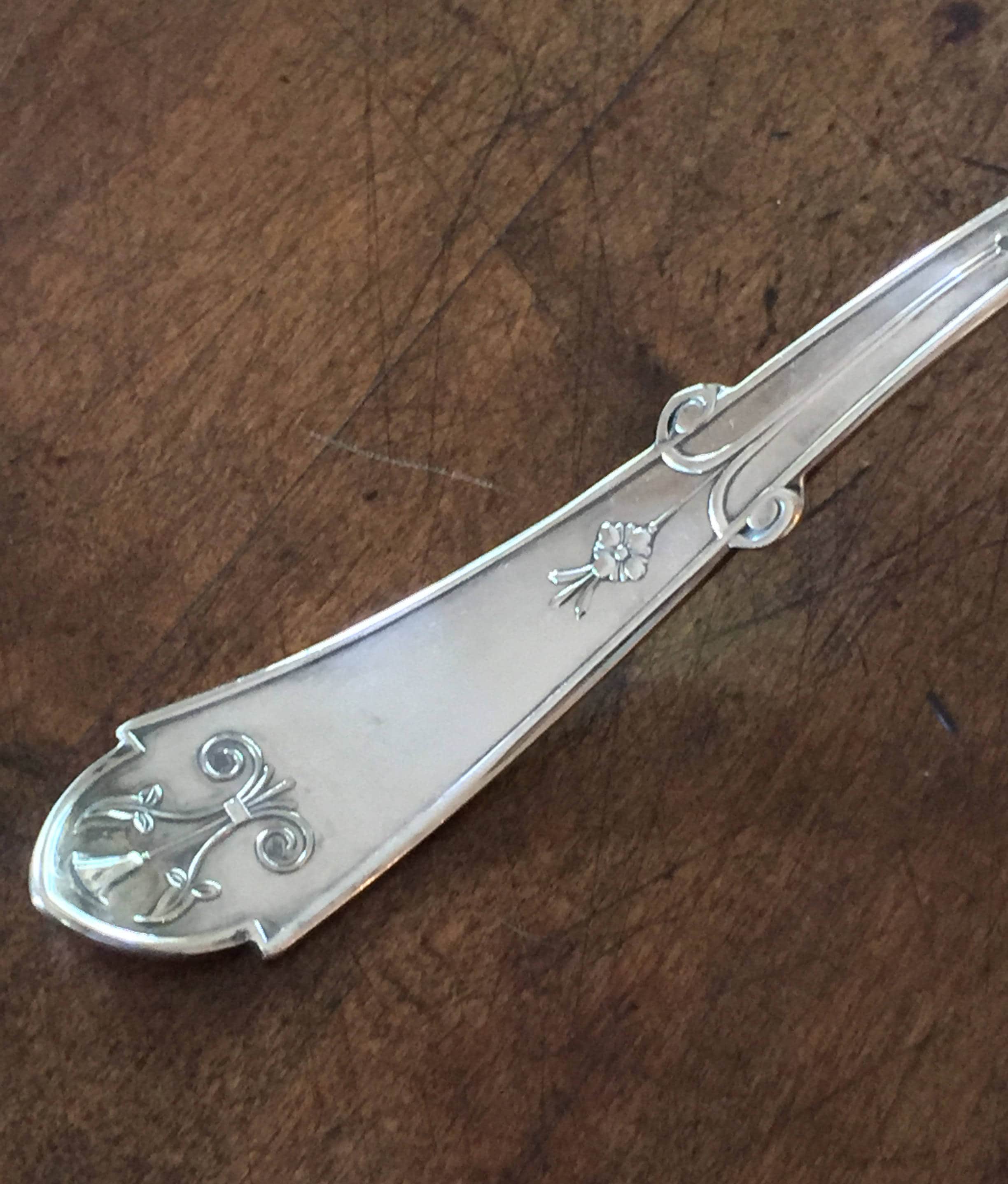 Antique Large Silver Plated Ladle, Reed and Barton, Gem Pattern, C1871 ...