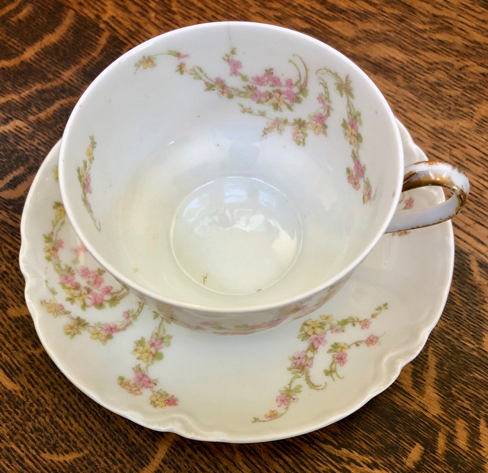 Antique haviland Limoges Cup and Saucer Norma Tea Party Etsy