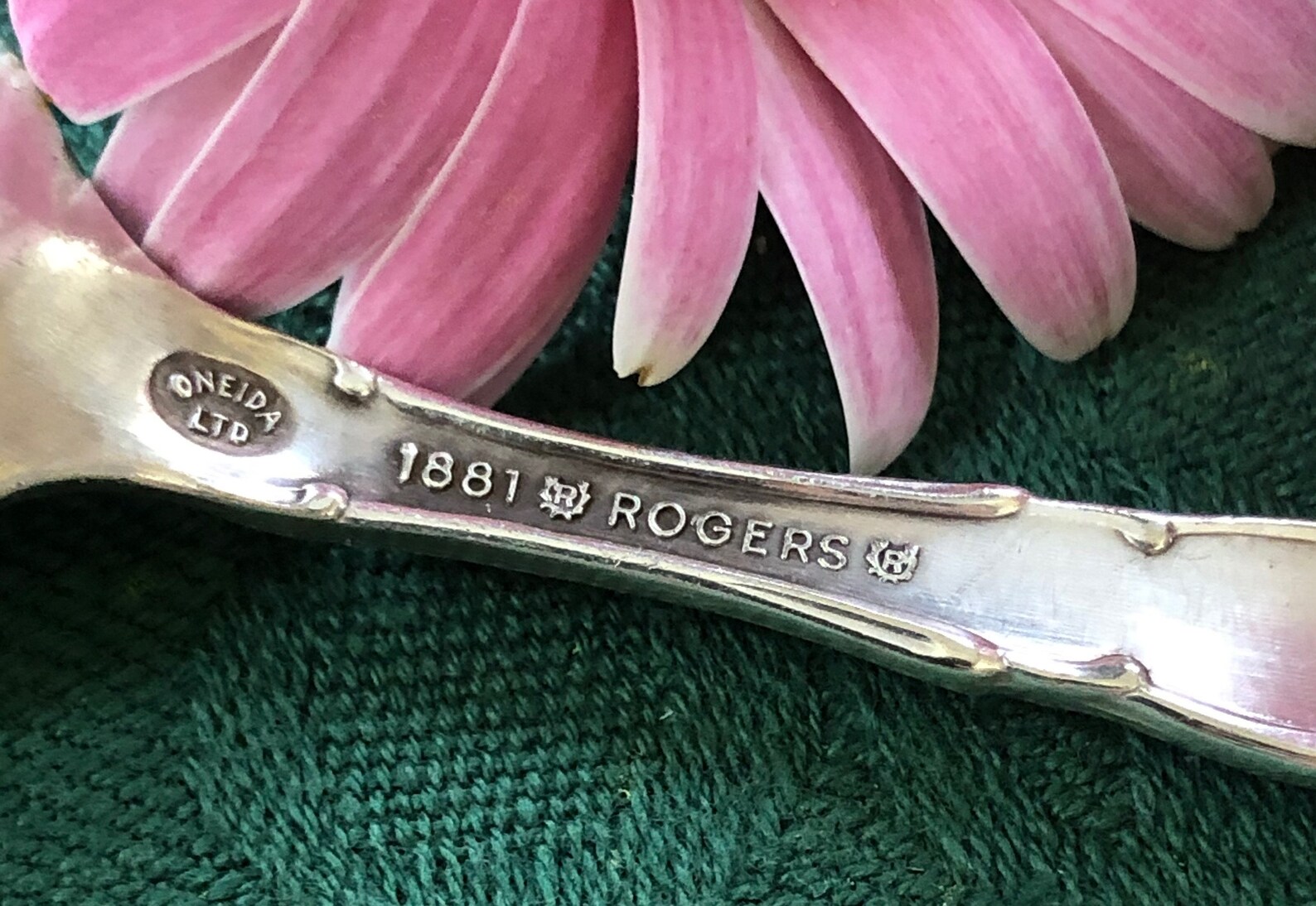 Vintage Silver Baby Spoon and Fork Set Flirtation 1881 Etsy
