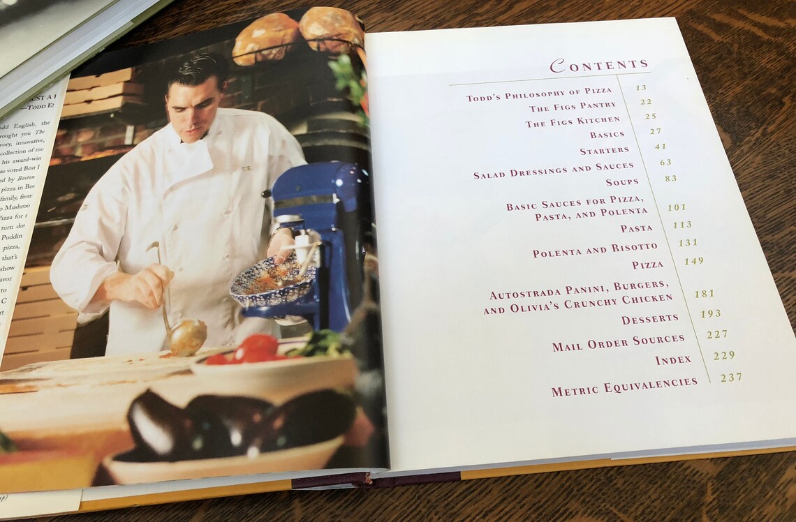 The Figs Table Todd English Sally Sampson Pizzas Pastas Etsy