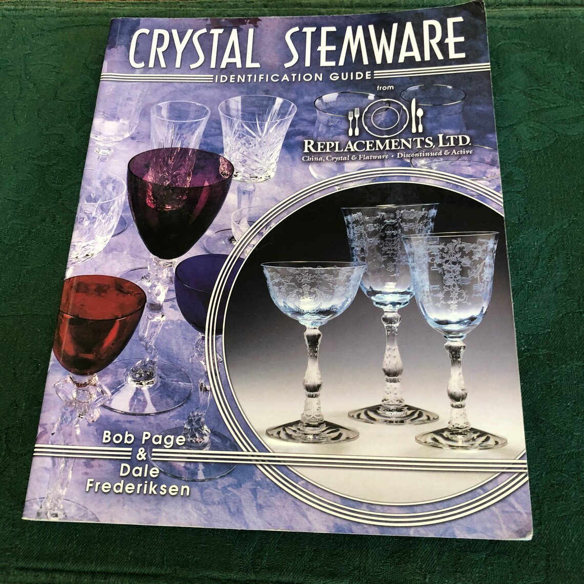 Vintage Research Book Crystal Stemware Identification Guide Etsy