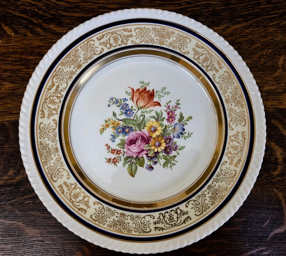 Vintage Johnson Bros Dinner Plate Old English Chadwell England Collectible China Farmhouse Decor English Country Interior Design gift Etsy