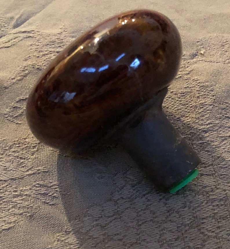 Antique Brown Door Knobs Set of 3 Architectural Salvage Old Etsy