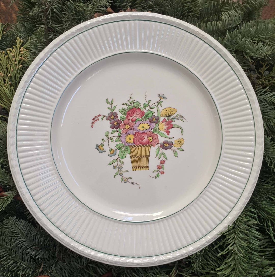 Vintage Wedgwood Dinner Plate Belmar Pattern England Etsy