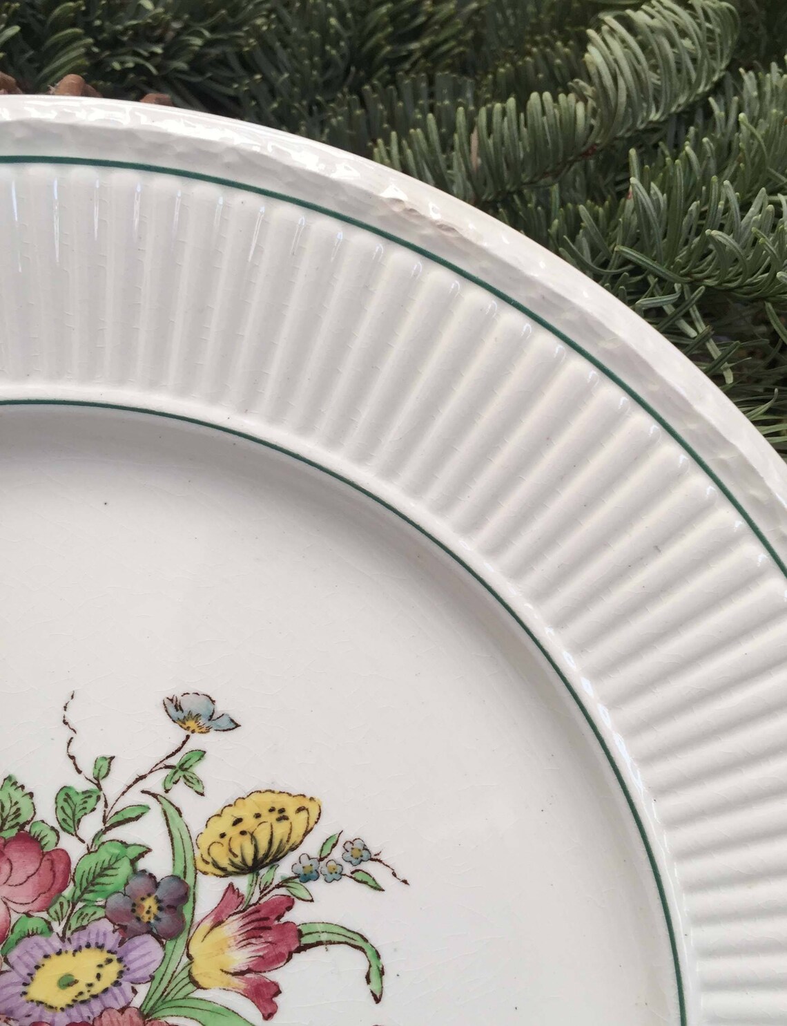 Vintage Wedgwood Dinner Plate Belmar Pattern England Etsy