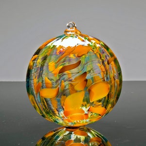 Autumn Leaves, Hand Blown Glass Ornament image 3