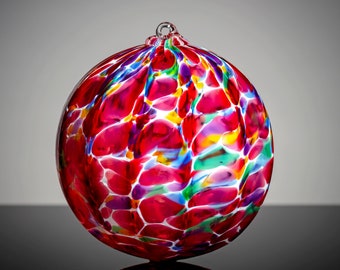 Portland Rose, Hand Blown Glass Ornament