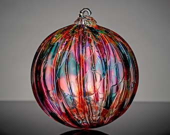 Waterlilies, Limited Addition Hand Blown Glass Ornament
