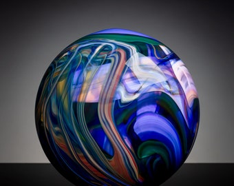 Blue Peacock Jupiter Ball #733