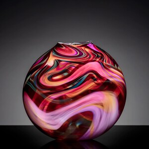 Electric Flamingo Lollipop #618 -  Larry Vase