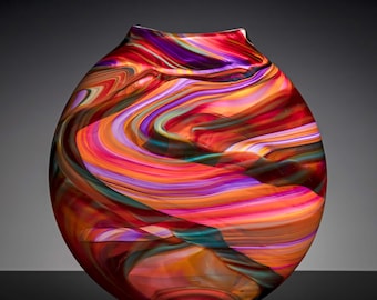 Electric Flamingo Lollipop #948 -  Larry Vase