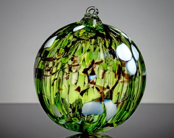 Irish Moss, Blown Glass Ornament