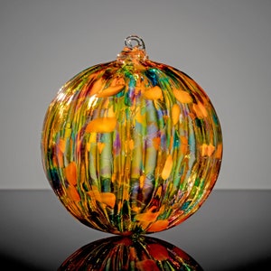 Autumn Leaves, Hand Blown Glass Ornament image 2