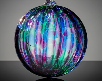 Imperial Purple, Hand Blown Glass Ornament