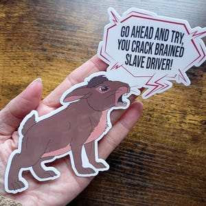 Adesivo di Watership Down - BigWig si esprime!