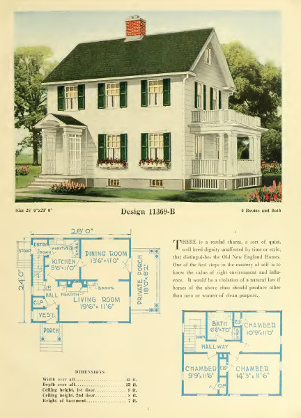 1920s - Central's Book of Homes | Vintage House Plans