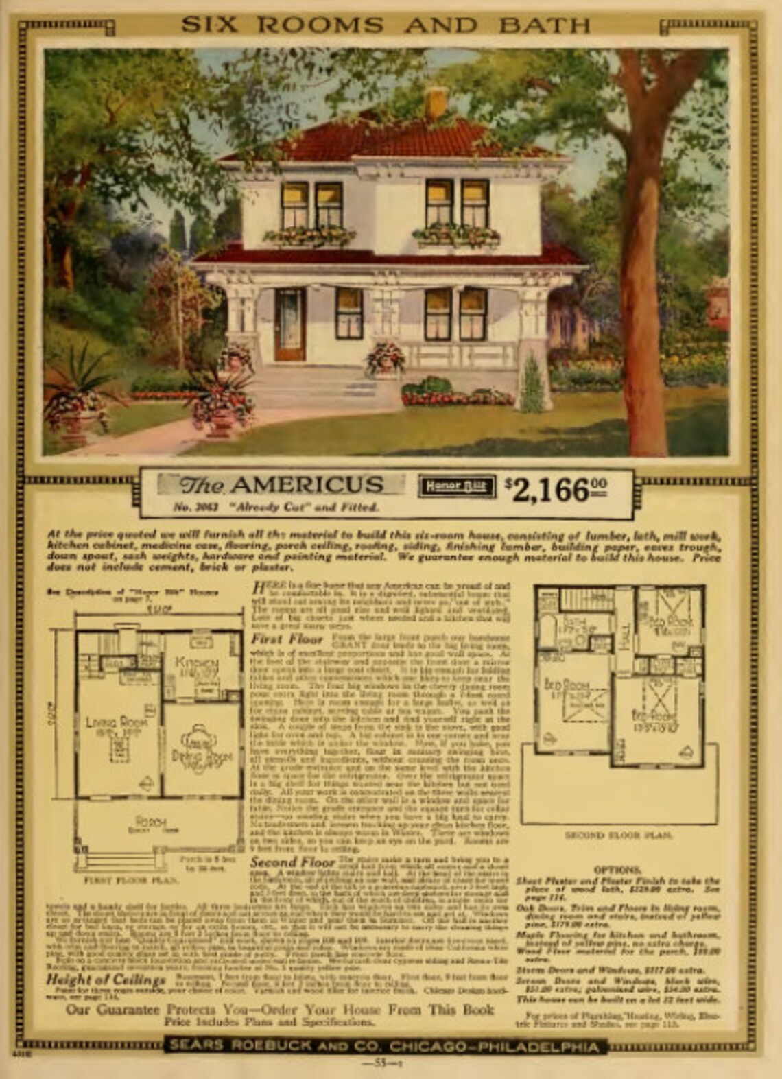 1921 Sears Honor Bilt Modern Kit Homes Catalog Digital PDF Copy