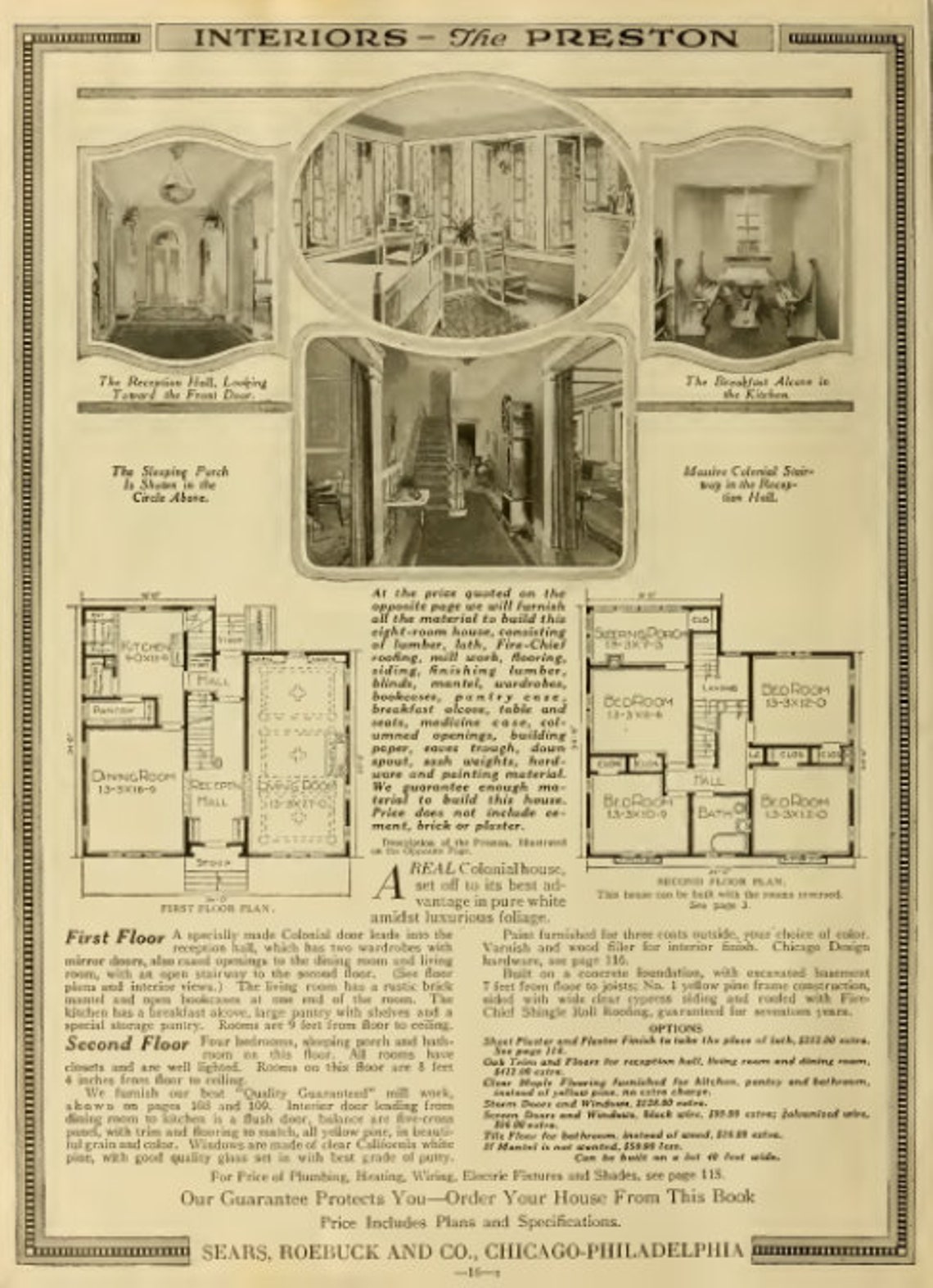 1921 Sears Honor Bilt Modern Kit Homes Catalog Digital PDF Copy