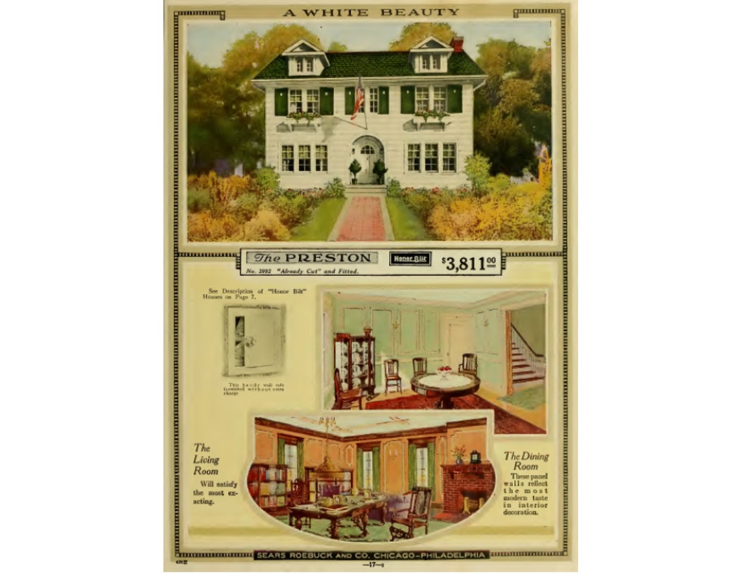 1921 Sears Honor Bilt Modern Kit Homes Catalog Digital PDF Copy