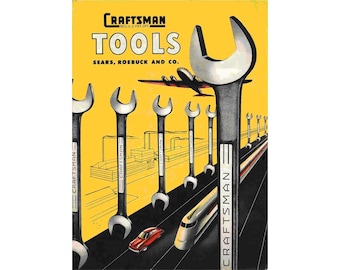 1948 Sears Craftsman Tools Catalog - Digital PDF Copy - Vintage Tools