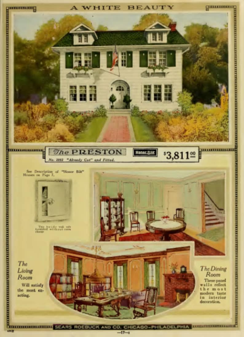 1921 Sears Honor Bilt Modern Kit Homes Catalog Digital PDF Copy
