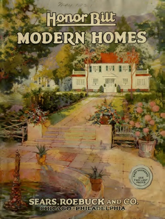 1921 Sears Honor Bilt Modern Kit Homes Catalog Digital PDF Copy Vintage Home  Architecture -  Canada