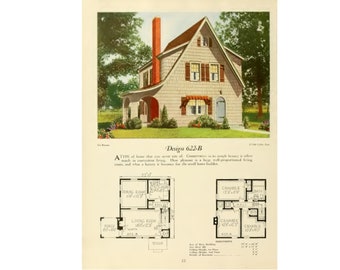 1920s - Modern Homes Book of Vintage House Plans Architecture - Digital PDF Copy - Vintage Home Plans