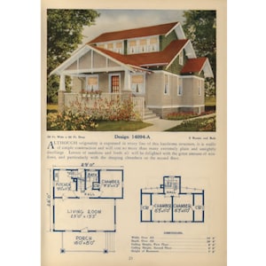 1926 Deyos Book of Home Plans Catalog - Digital PDF Copy - Vintage Home Plans Architecture